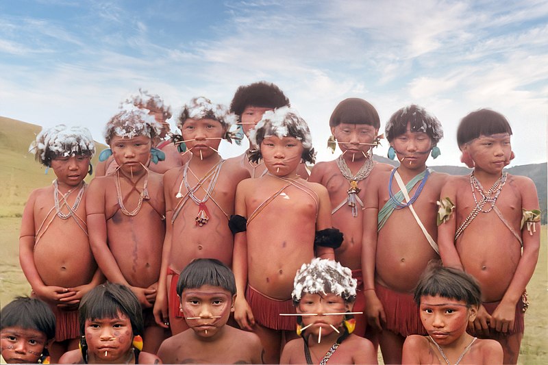 Indigenes Volk der Yanomami