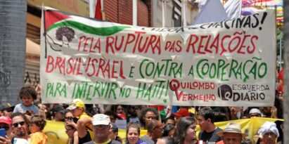 Demonstration gegen Rassismus in Brasilien