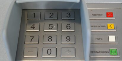 Tastatur am Bankautomat